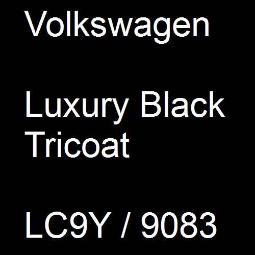 Volkswagen, Luxury Black Tricoat, LC9Y / 9083.